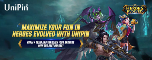 Heroes Evolved Sudah Bisa di Top Up #PakeUniPin